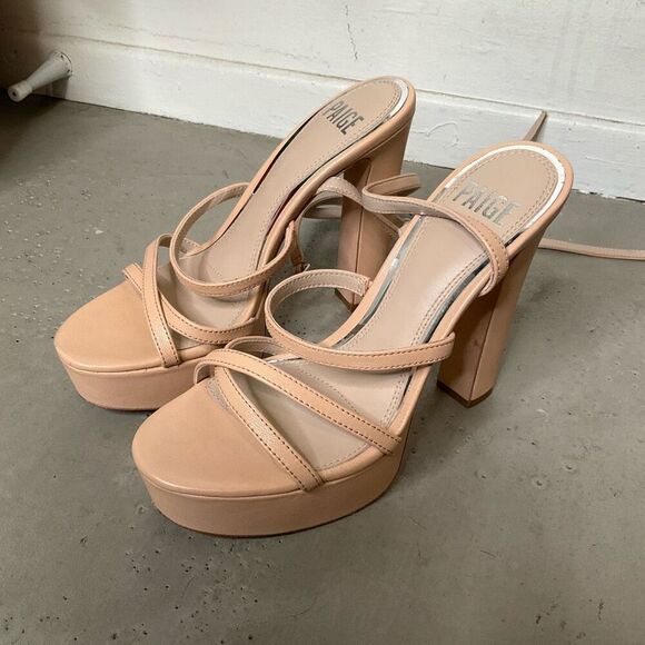 Paige Cora Strappy Heels - Picture 1 of 8